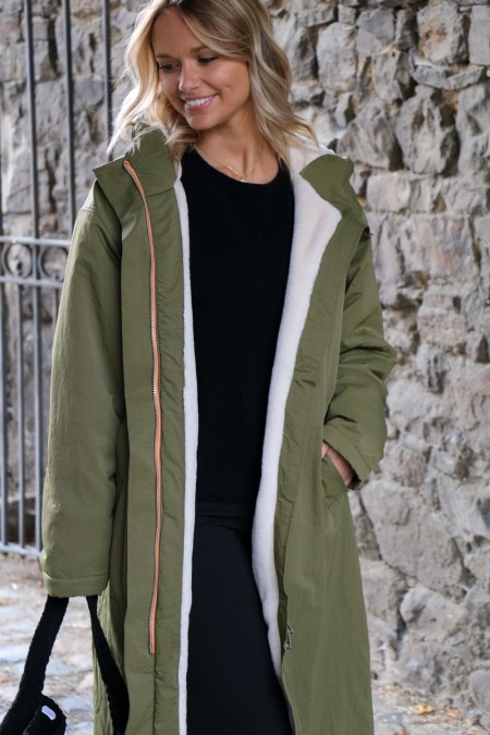 Parka kaki LAURE+MAX